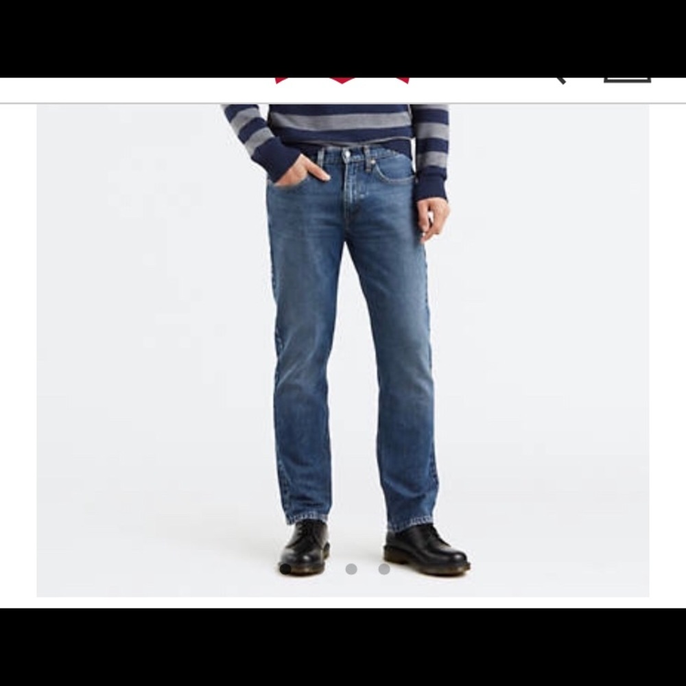 514™ Straight Fit Stretch Jeans - Blue